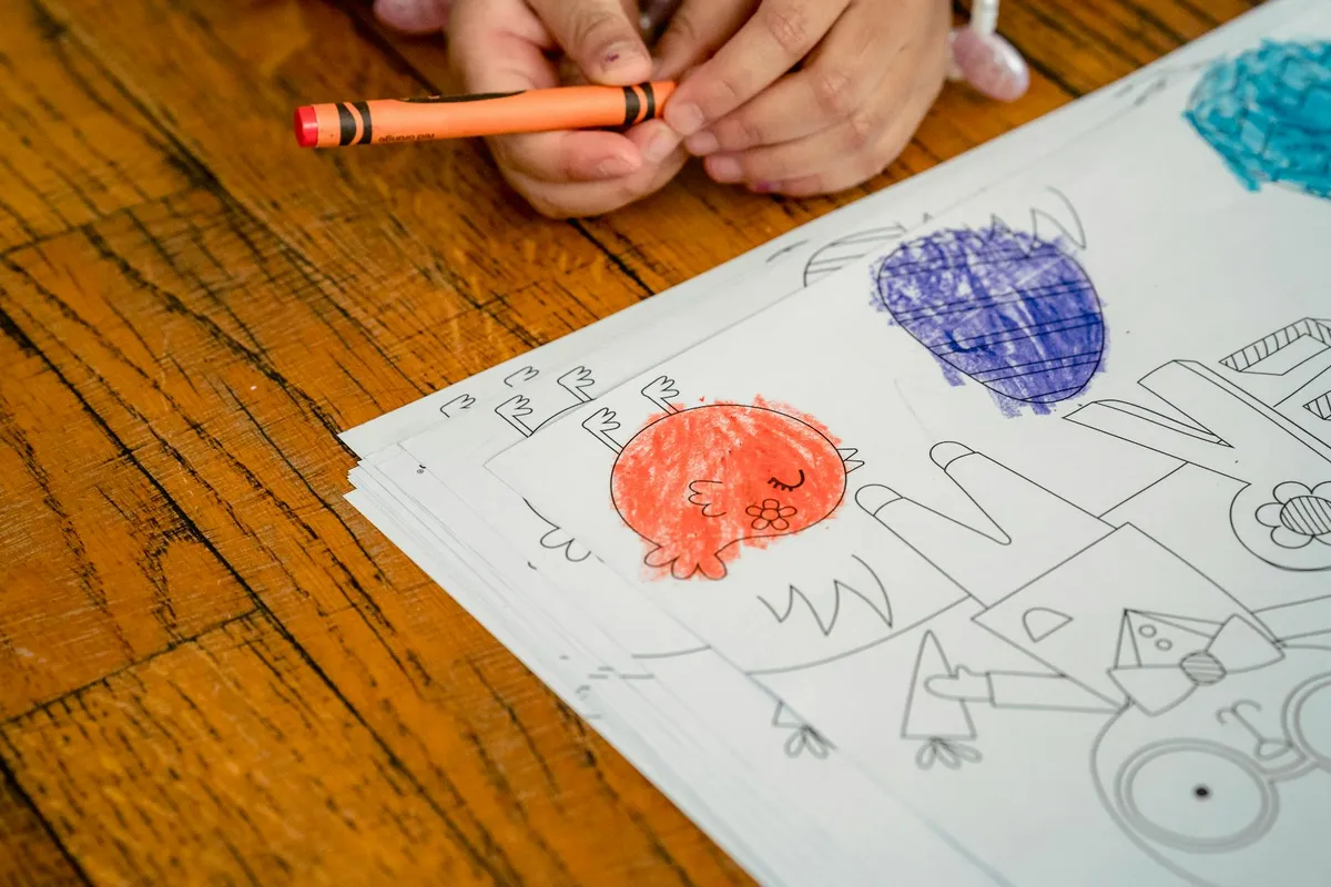 Simple kid craft supplies